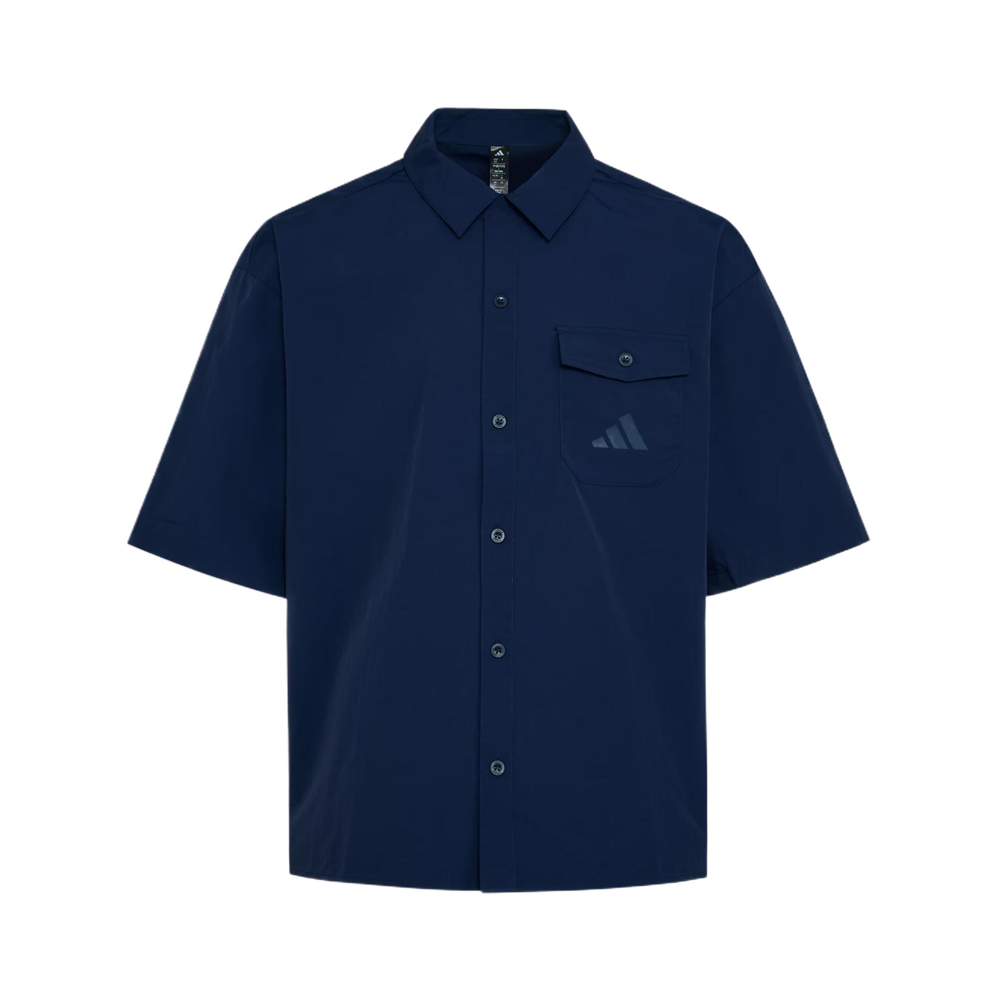 

Adidas Shirts Unisex Dark Indigo Lapel Moderate KR5077 L