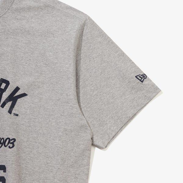 New Era New York Yankees T shirT heaTher Gray 15147502