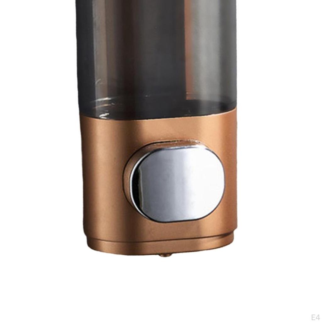 Mount Manual Liquid Soap Dispenser Large Capacity Bath Shower Dispenser, Refillable, Reusable