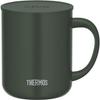 Thermos Vacuum Insulated Mug Cup Lid 450ml Dark Green JDG-452C DG