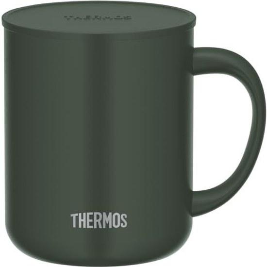 Thermos Vacuum Insulated Mug Cup Lid 450ml Dark Green JDG-452C DG