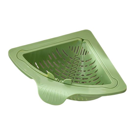 Cactus Sink Strainer Basket Kitchen Drain Filter with Wide Divider & Rotating Design Anti-Clog Anti-Odor Press Automatic Dumping Basket for Home