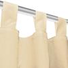 Rideau occultant - vidaXL - 2 pcs - 140 x 225 cm - Beige - Micro-satin