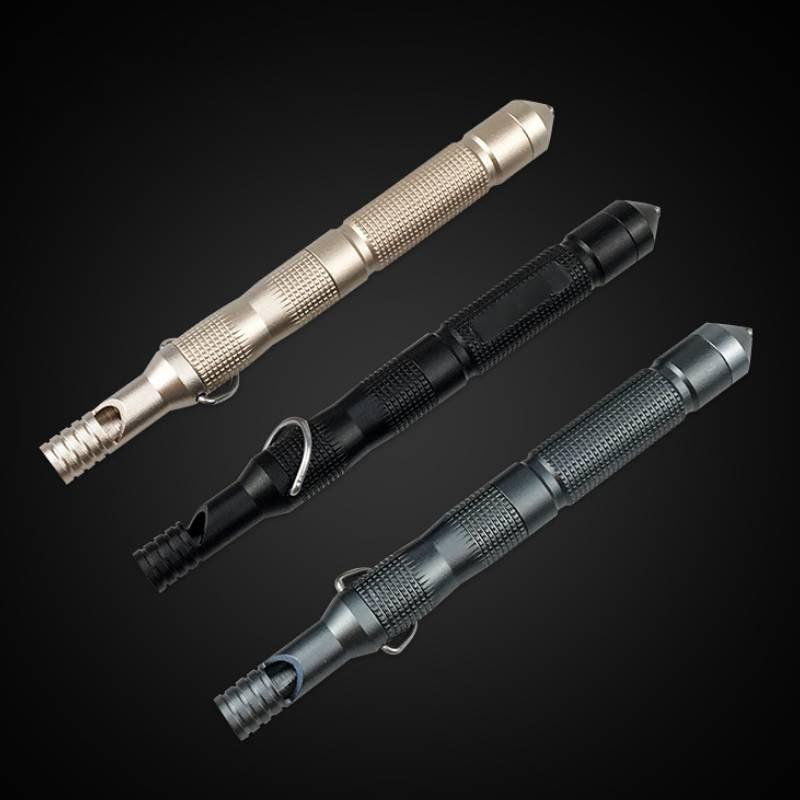 Edc Multifunción Cuchillo Bolsillo Supervivencia Herramienta Encendedor Brújula