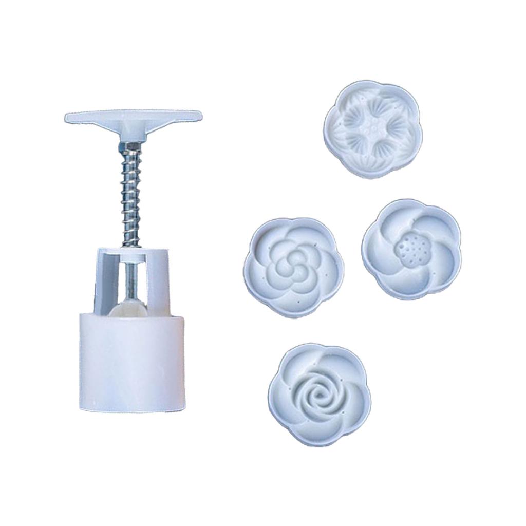 Fashion 3D Mooncake Mold Mooncake Baking Tools Plastic Mung Bean Cake Molds Suitable for Traditional Celebrations