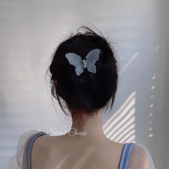 Fashion Hair Claw Elegant Cross Teeth Butterfly Shape Design Hair Clip Hair Accessories