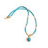 Love Heart Turquoise Pendant Necklace - Retro Ethnic Style - Unique Collar Chain - Versatile and Sophisticated Accessory for Women