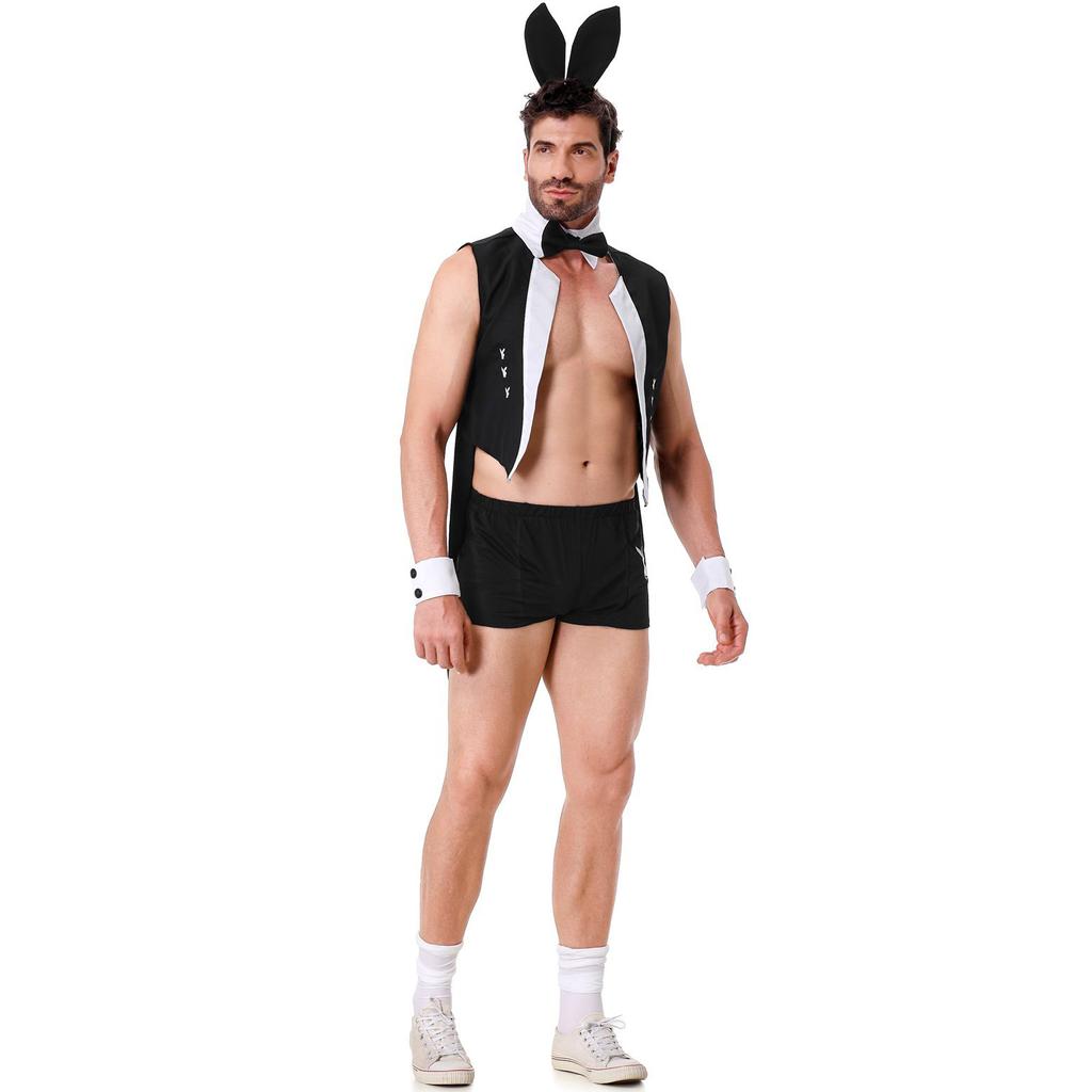 Herren Hasenkostüm, Cosplay Feiertags-Karnevalsparty-Kostüm Cos-Kostüm, Halloween-Kostüm