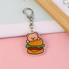 Creative 2d Acrylic Keychain Cute Driving Cat Pendant Home Tree Window Hanging Decor Gift Pet Lover Car Backpack Animal Ornamen