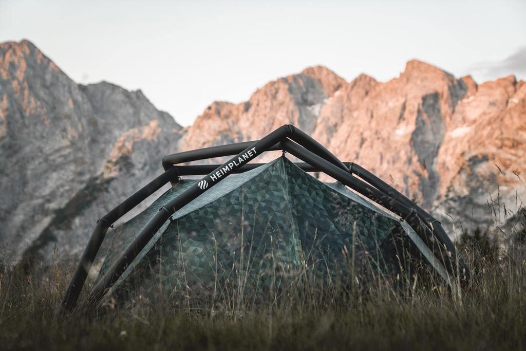 HEIMPLANET Kirra 2 Person Tent Inflatable Camping Tent Outer Tent and Tent Floor 5000mm No Tent Pole Required Compatible with Earth - 1% (Cairo
