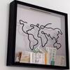 Time Fragments: Wall-Mounted Ticket & Travel Memory Frame