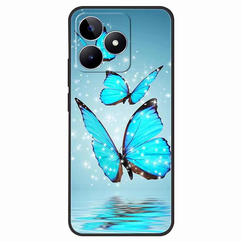 For Realme C53 Case Shockproof Soft silicone TPU Back Cover For OPPO Realme C53 4G Phone Cases Cartoon RealmeC53 C 53 2023