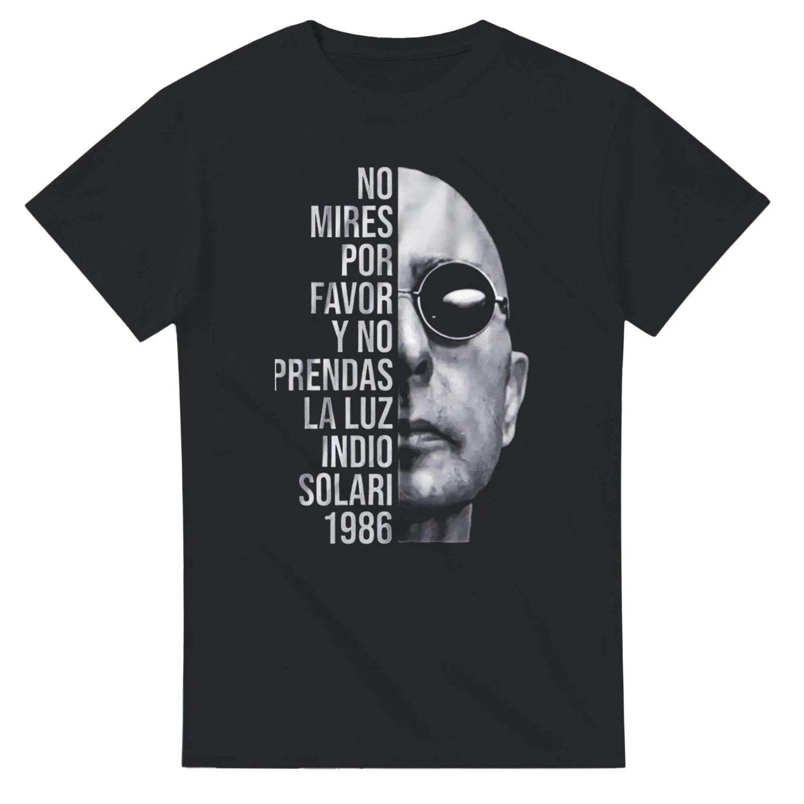

Indio Solari T-Shirt | Classic Fit Heavyweight Cotton Tee | Music Fan Gift | Uni S