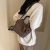 Tote Shoulder Single Bag Commuter Underarm Bag Large Capacity Women Material Pu
