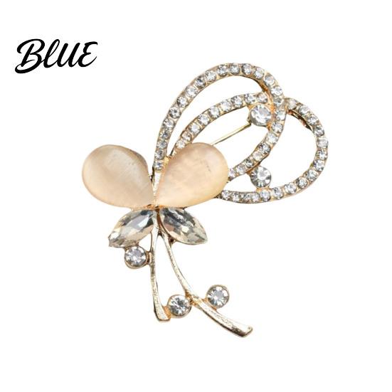 Vintage-inspired Brooch Retro Style Flower Plant Design Suit Lapel Pin
