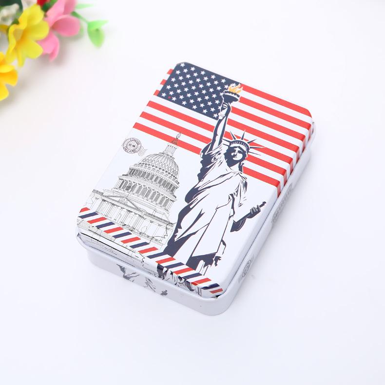 Creative Cartoon Mini Card and Hairpin Storage Tin Box