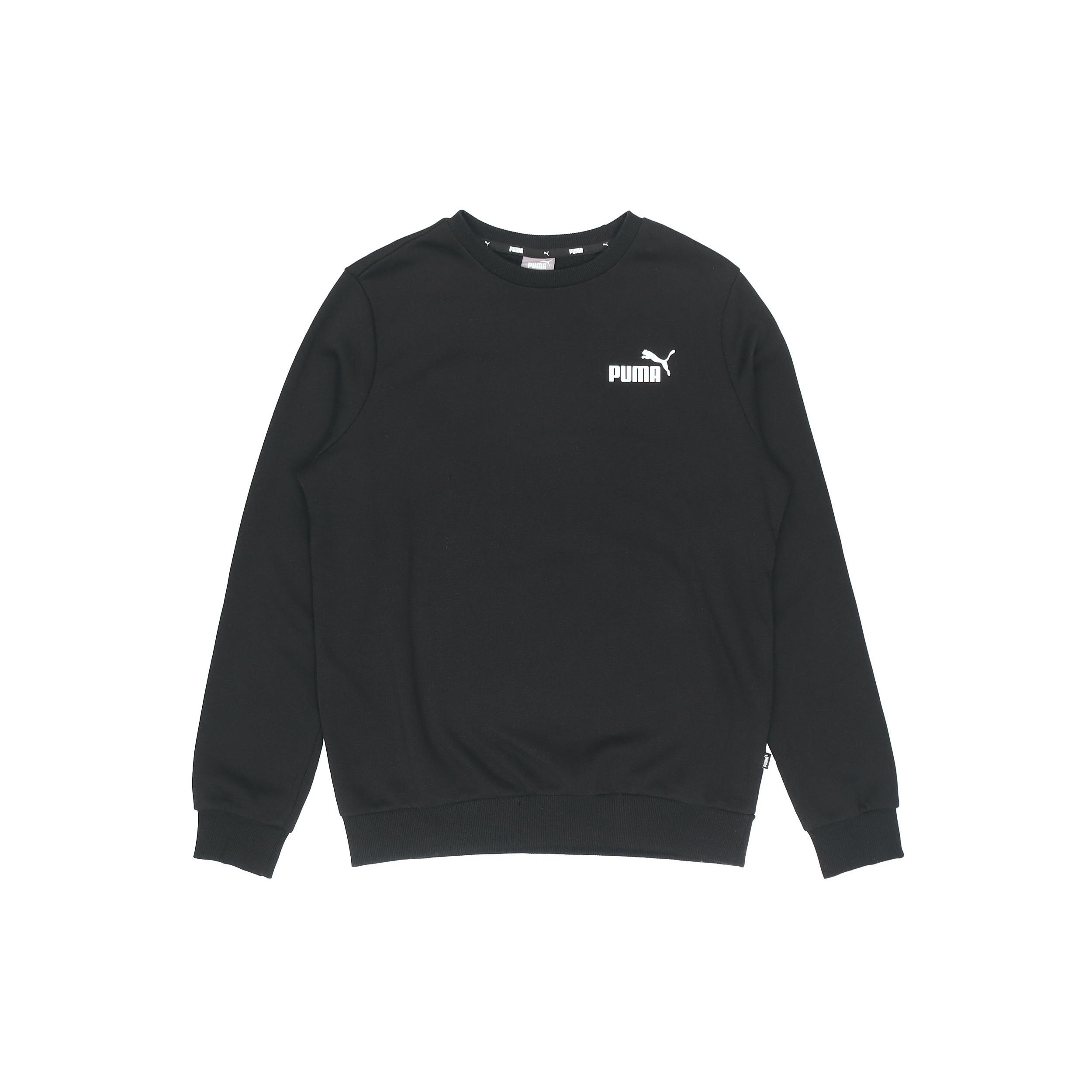 PUMA Casual SportsKnitted Crew Neck Pullover Black Men s 589034-01 M