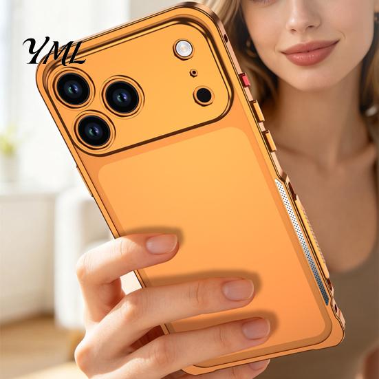 Heavy Duty Protective Accessories Metal Case for IPhone 18 Pro And Max, Slim Thin Magnetic Scratch Resistant Camera Shield Bumper Cooling Frame