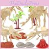 Colorful And Realistic Dinosaur Digging Model Toy Set With Multiple Species Options