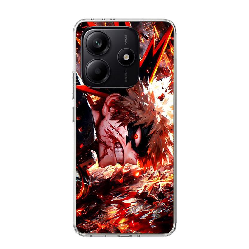 Bakugou Katsuki MHA My Hero Phone Case For Xiaomi Redmi Note 14 13 14S 12S 12 11S 11T 11E Pro Plus 10S 10 9S 9 Art Customized Co