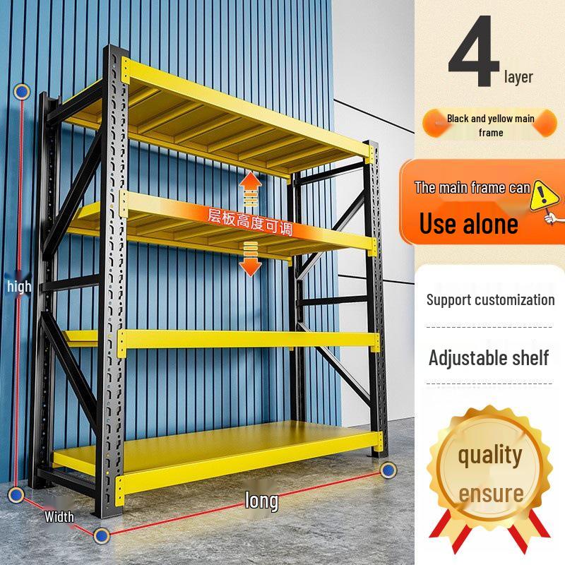 Heavy-Duty Multi-Layer Storage Racks for Commercial and Garage Use