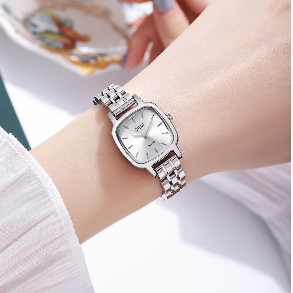 Niche High-End Watch, Simple Student Steel Belt Quartz Watch, Waterproof Women'S Watch