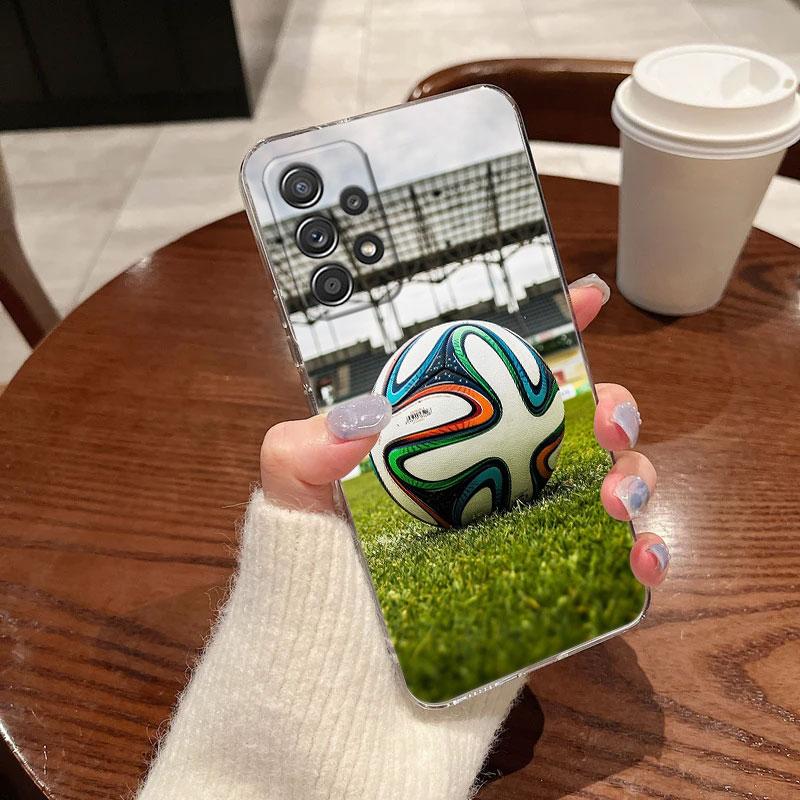 Football Soccer Ball Fire Un Rayo Phone Case For Samsung Galaxy A56 A57 A37 A55 A54 A36 A35 A25 A16 A17 A07 A52 A34 A21s Cover