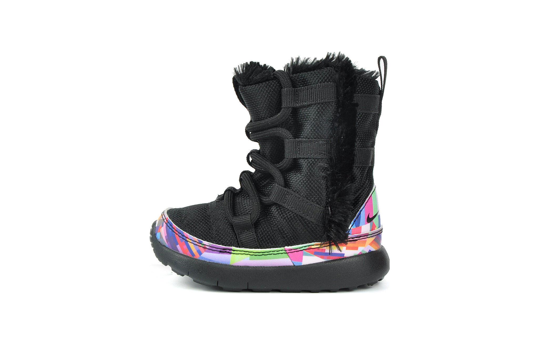 

Nike Roshe One Slip Resistant Abrasion Resistant High top Toddler Shoes Black Infant And Toddler 807746-002 22