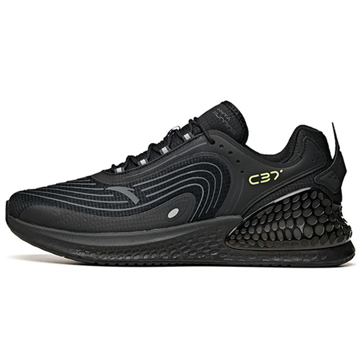 

Anta Fabric Cushioning Slip Resistant Abrasion Resistant Low top Running Shoes Men s Black 912225537-4 40