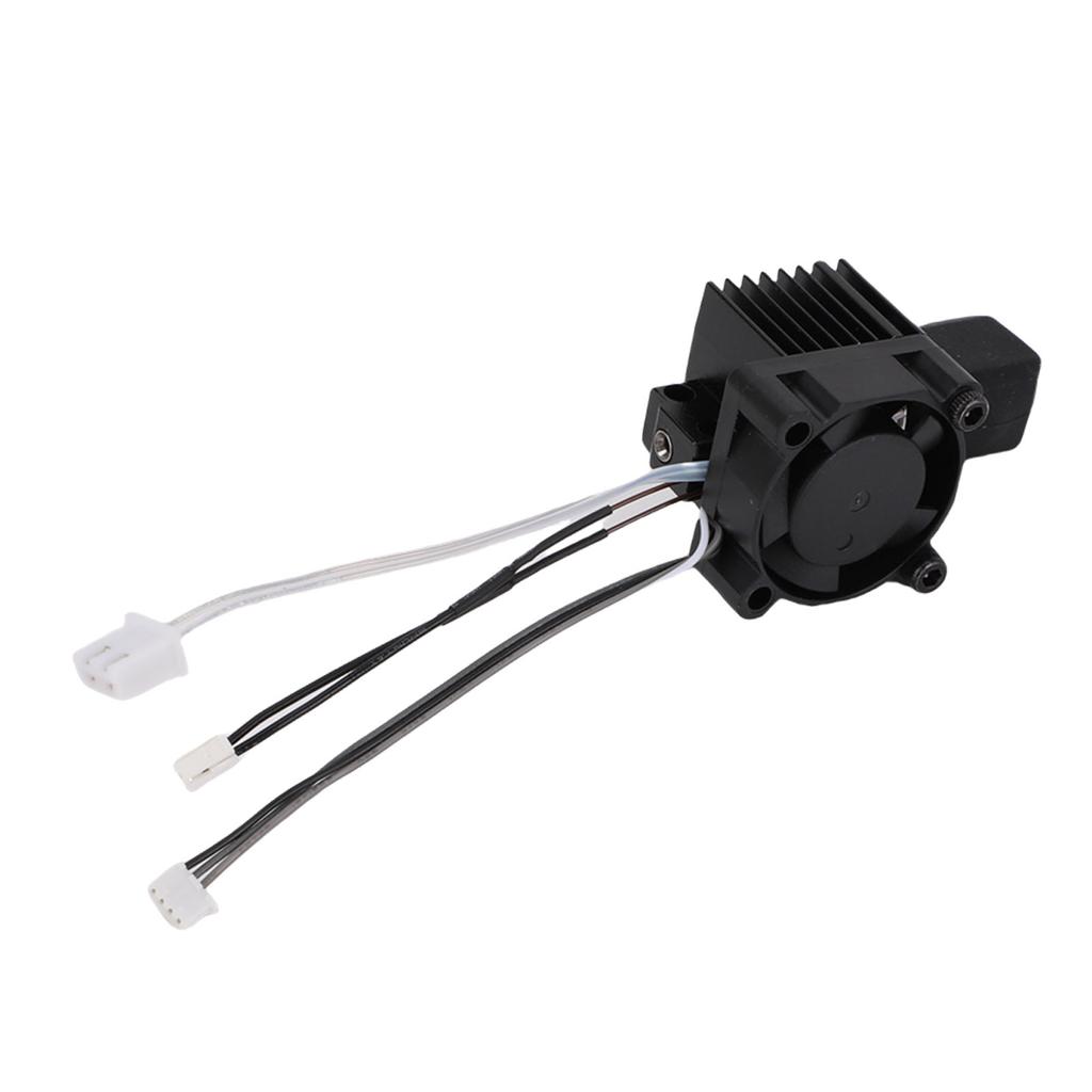 3D Printer Hotend Replacement for X1 3D Printer Integrated Design Hardened Steel Nozzle Extruder Hot End with Fan