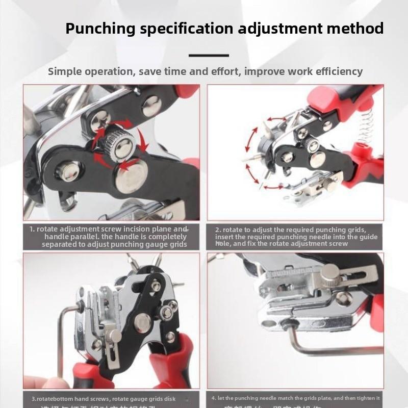 Belt Punch Belt Home Punching Pliers Circular Hole Punching Machine Hole Punch Keel Pliers Industrial Open Hole Clamps