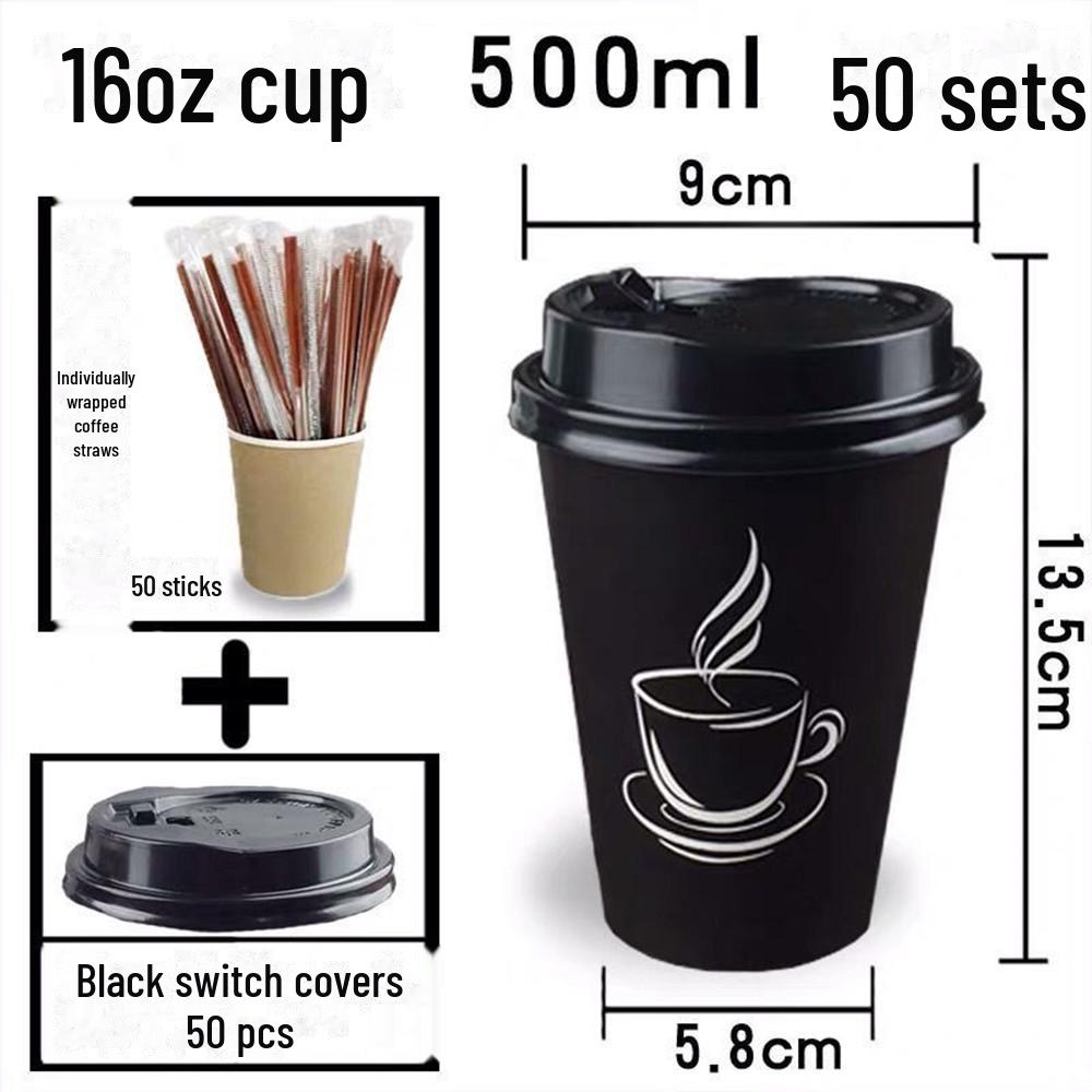 

Изолированный одноразовый бумажный стаканчик для кофе и чая с крышкой, термостойкий для горячих напитков.