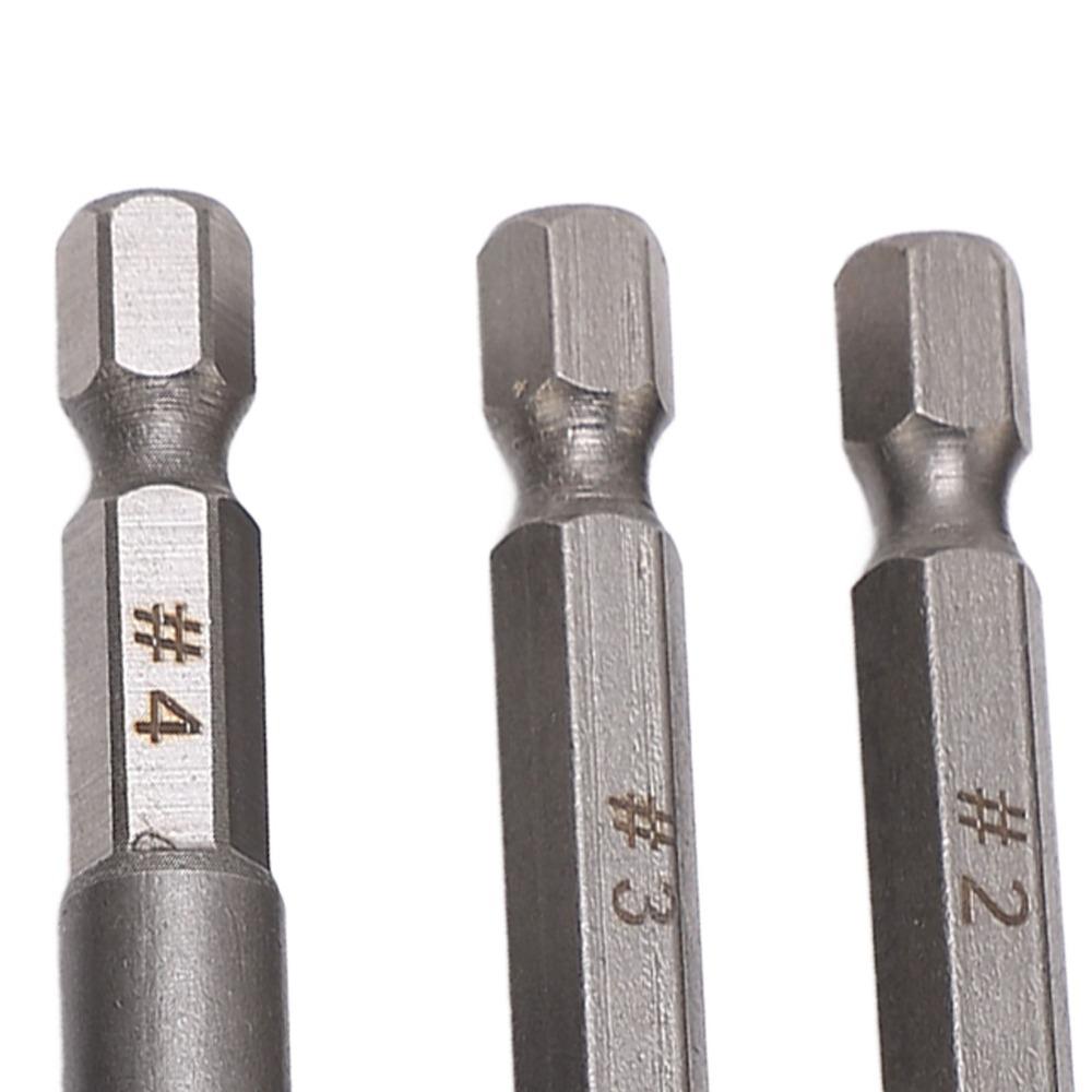 5PCS Chrome-Moly Alloy Steel Damaged Screw Extractors Bolt Extractor Tool  For Stripped Screws