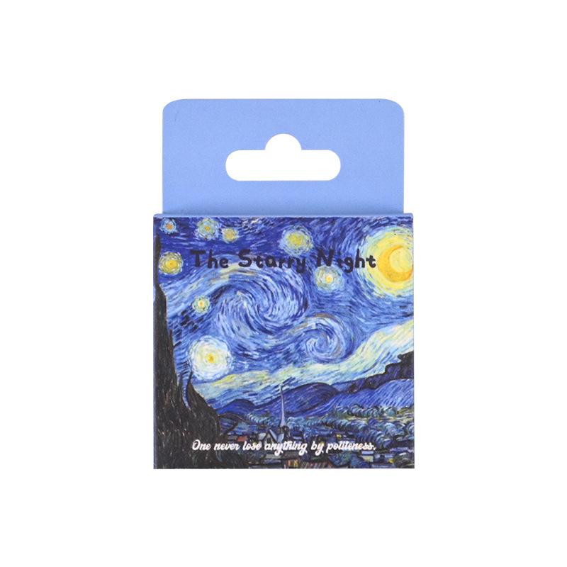 Famous Artists Sticker Set: Van Gogh, Monet, Da Vinci - Oil Painting Journal & Album Decor