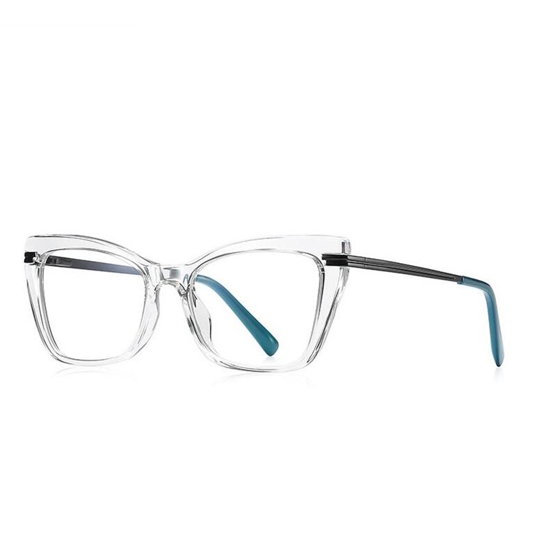 Blue Light Blocking Women Cat Eye Prescription Glasses For The Nearsighted  Student Myopes Lunettes 0 -0.5 -0.75 To -6.0