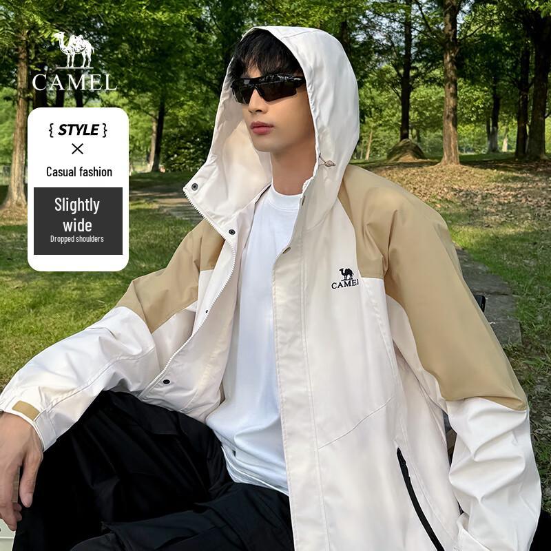 Camel Unisex Outdoor Windproof Jacket