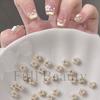 New Nail Art Jewelry Light Luxury Three-dimensional Mini Pearl Flower Mixed Small Flower Jewelry