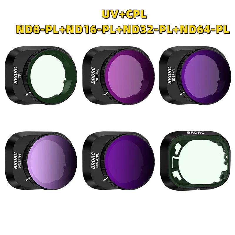 Lens Filter for DJI Mini 4 Pro Gimbal Camera UV CPL ND8 16 32 Optical Glass Plastics Frame Filter Drone Accessories