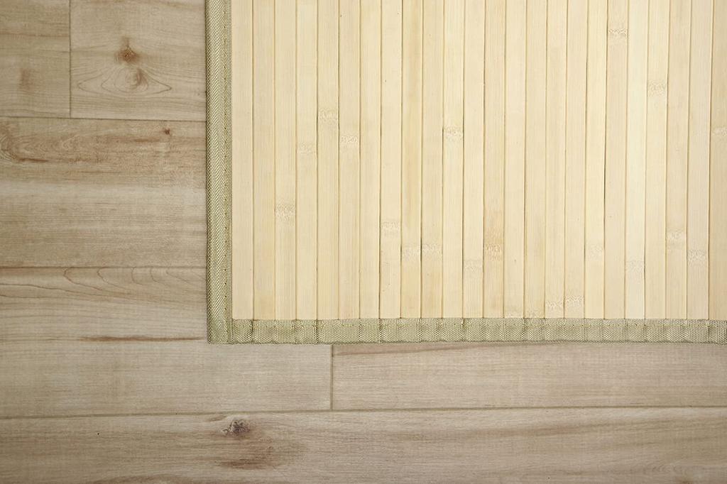 IKEHIKO Bamboo Rug, Shabby, Simple, Durable, Natural, for Dining Rooms, Approx. 130 x 185cm #9631359