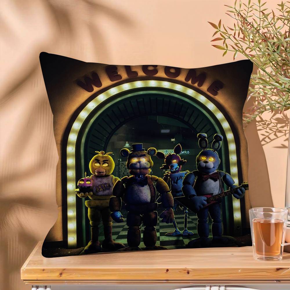 Fnaf Five-nights-At-Freddys Cushion Cover Pillowcase Upholstery Sofa Throw Pillow Home Decor Pillowcas