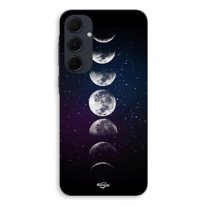Coque Pour Samsung galaxy A35 Lune Phase nuit etoile Maniacase