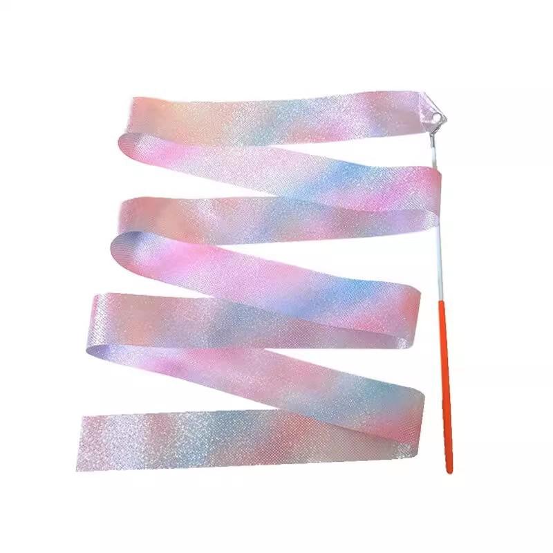 Shining Star Rhythmic Gymnastics Ribbon - 2/4/6m Dance Streamer for Kids