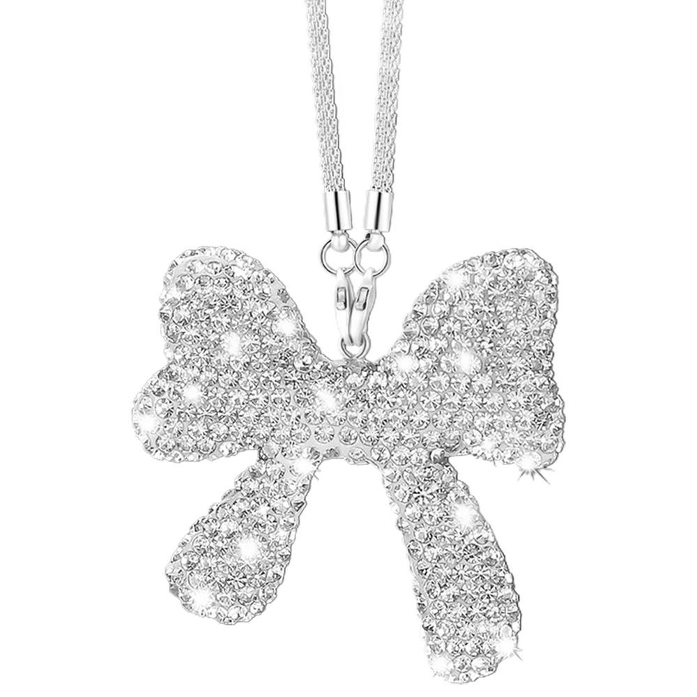 

Автомобильный шарм для зеркала заднего вида Новинка Шарм для зеркала заднего вида Бантик Декор для автомобиля Универсальные автомобильные украшения Украшения для автомобиля Для чёрный