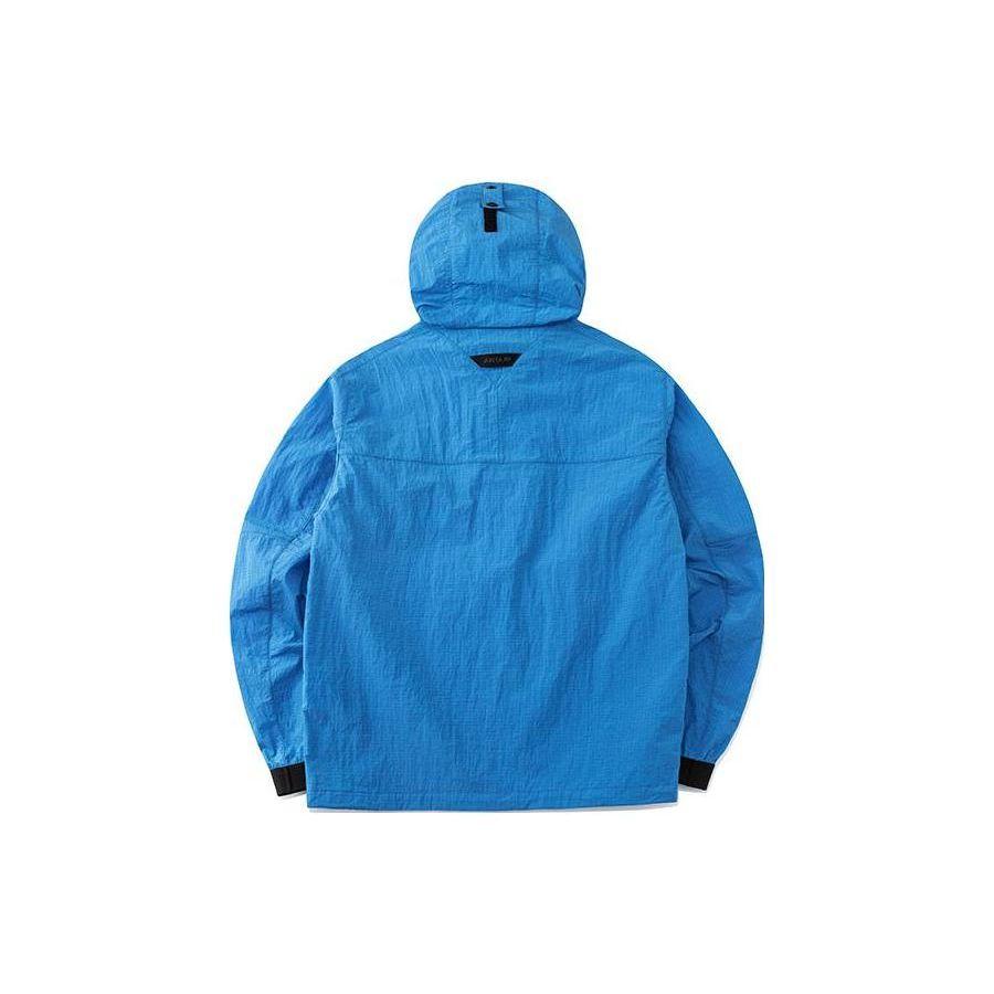 Anta Champion Sports Culture Series Solid Color Woven Casual Sports Hooded Jacket Men Jacket Blue 152220623-1