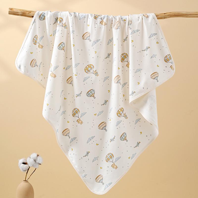 Breathable Pure Cotton Newborn Swaddle Blanket, Thin To Prevent Startle Reflex, Infant Type A.