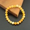 Natural Yellow Jade Round Beads Stone Bracelet Women Red Natural Crystal Amethyst Lapis Lazuli Gem Bracelet Men Gift for Lovers