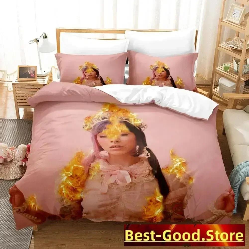 2023 Sexy Singer Melanie Martinez Bedding Set Duvet Cover Sheet Printed Pillowcase Bed Full Queen King Size Comforter Bedroom