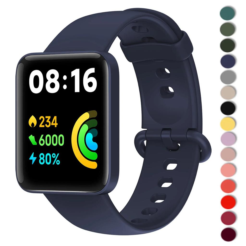 Silicone Band For Xiaomi Mi Watch 2 Lite Strap Global Version Replacement Watchband Bracelet Mi Watch Lite Redmi Watch 2/1 Strap