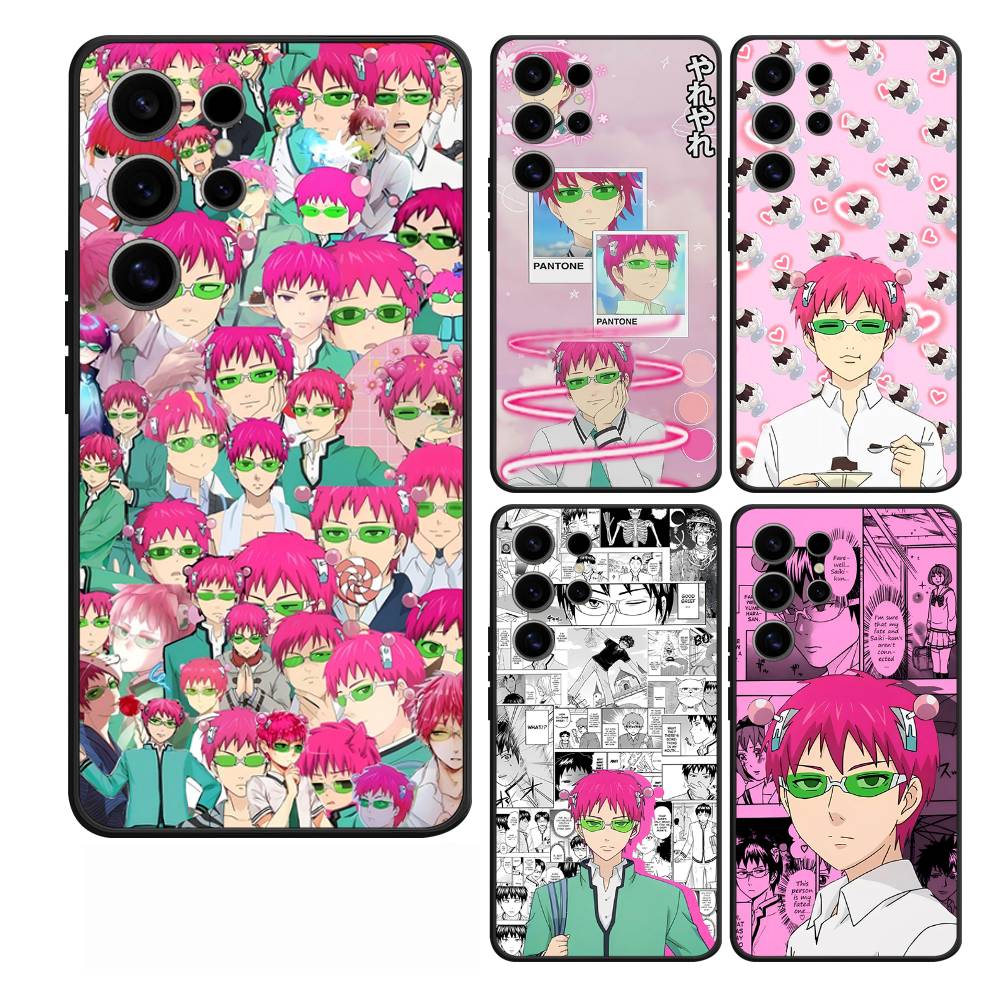 The D-Disastrous Life Of Saiki K Case For Samsung Galaxy Case S25 S23 S22 S21 S30 S20 S10 Ultra Plus FE TPU Soft Cover