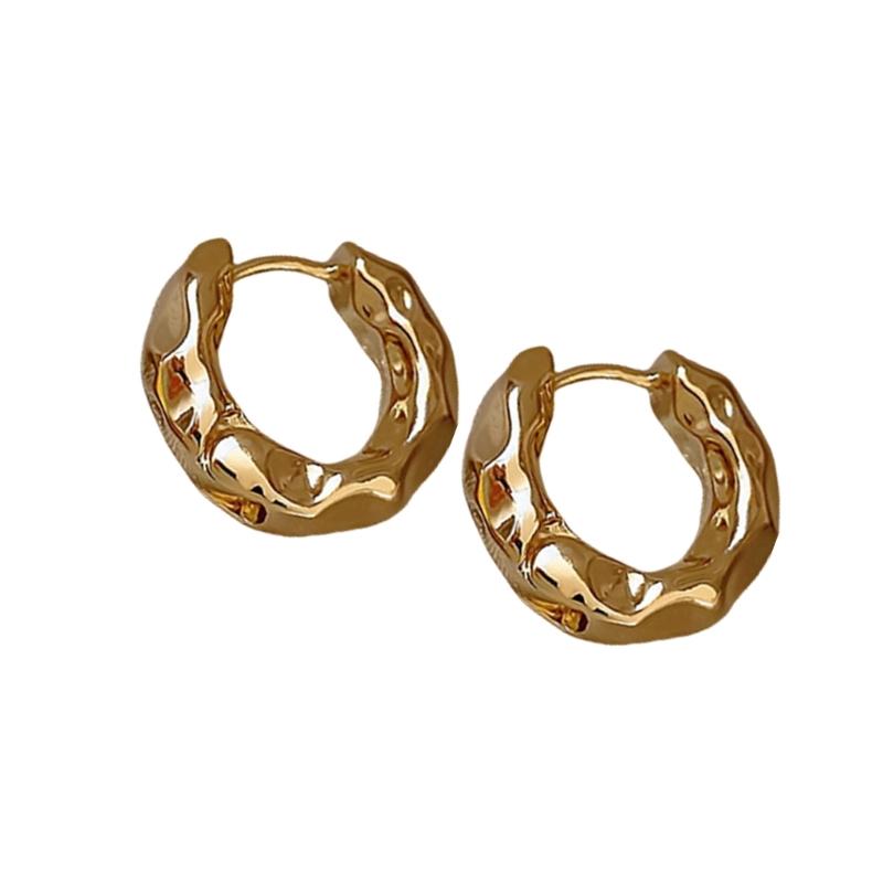 Fashionable Alloy Hoop Earrings Practical Alloy Hoop Earrings Jewelry In Gold/Silver Tone For A Touch Of Elegances
